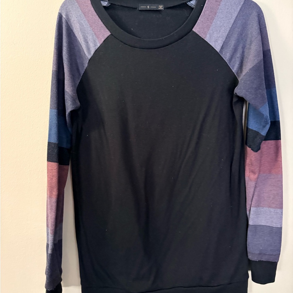 Colorblock Long Sleeve Top